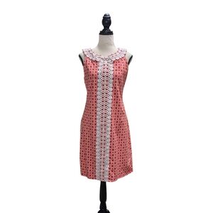Charter Club Red and White Patterned Dress